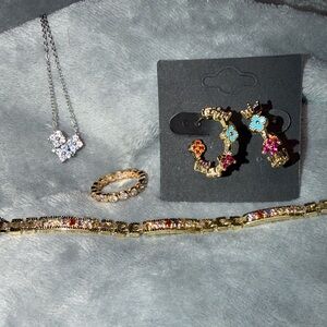 Elegant Gold and Silver Jewelry Set for Ahava❤️